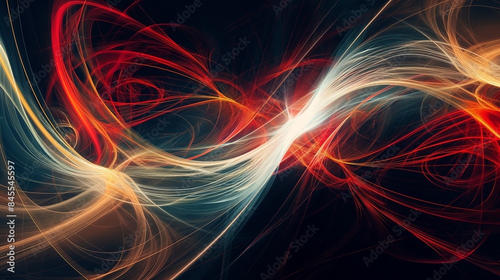 Abstract background illustrating Dynamic lines conveying a sense of movement and energy