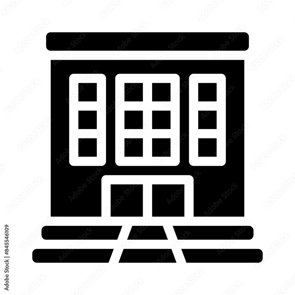 building glyph icon building glyph icon