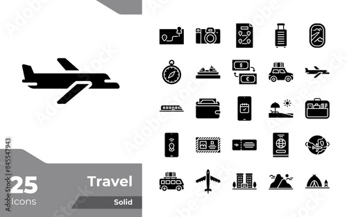 Travel Solid Icons