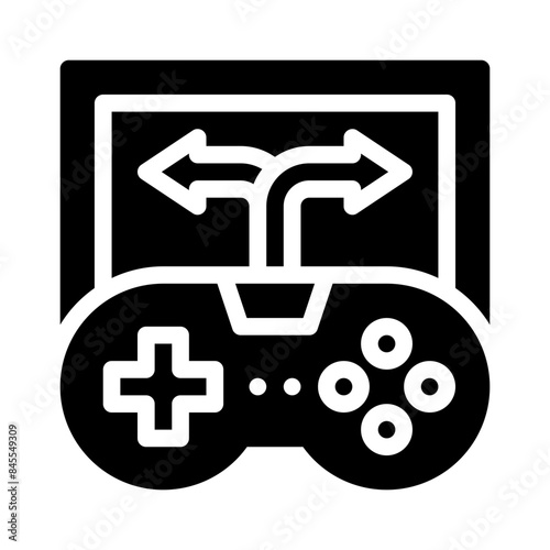 game development glyph icon
