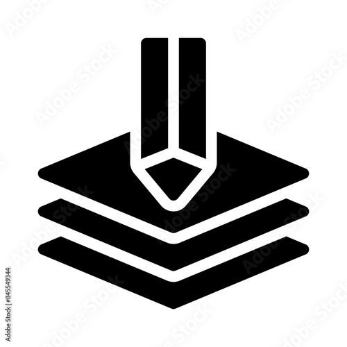 layers glyph icon