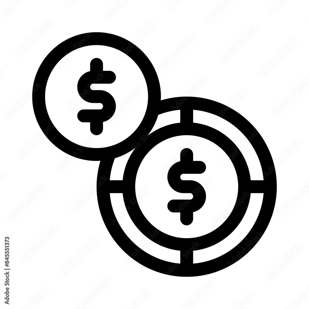 budget line icon budget line icon