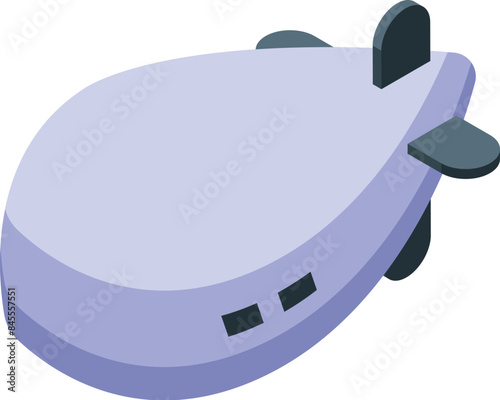 Autonomous underwater drone is traversing the ocean, collecting valuable data for scientific research