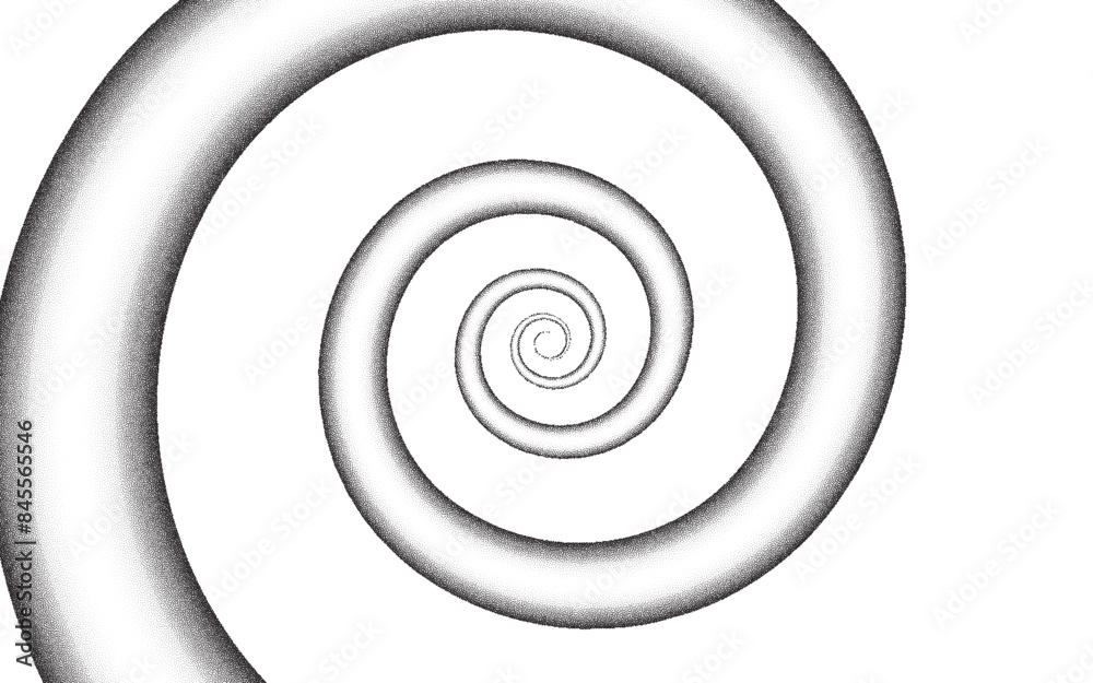 Spiral noise stipple dots texture effect. Fibonacci grainy background Spiral noise stipple dots texture effect. Fibonacci grainy background