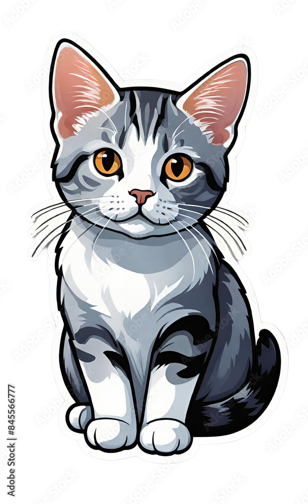 Domestic Shorthair cute little cat Domestic Shorthair cute little cat