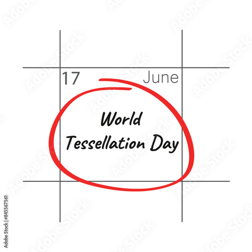 World TESSELATION day, June 17.