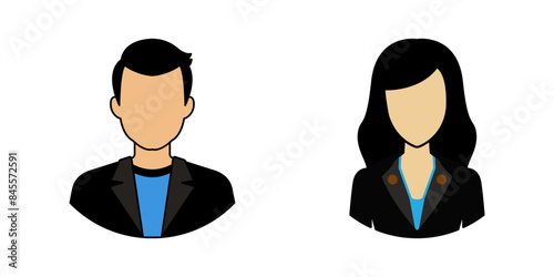 . Man and woman icon
