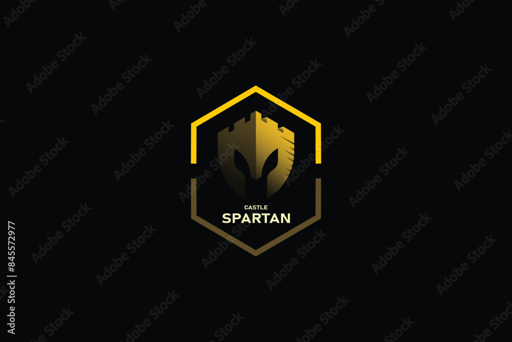 Obraz premium Castel spartan logo