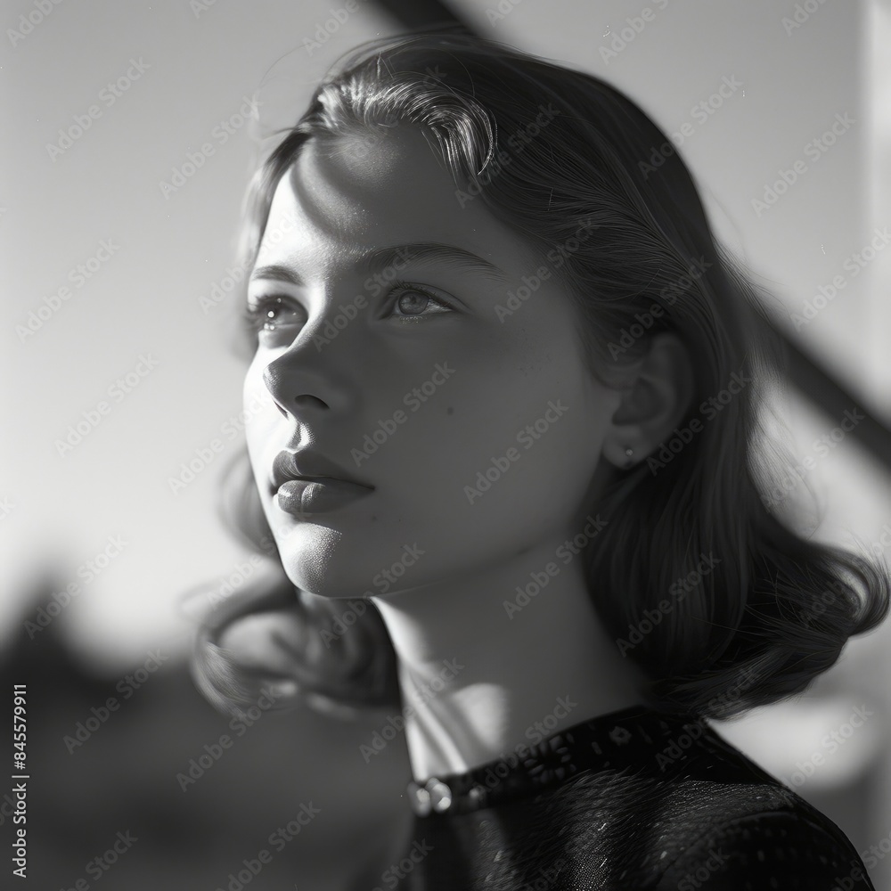 Essence of Sophistication: Classic Portrait Study