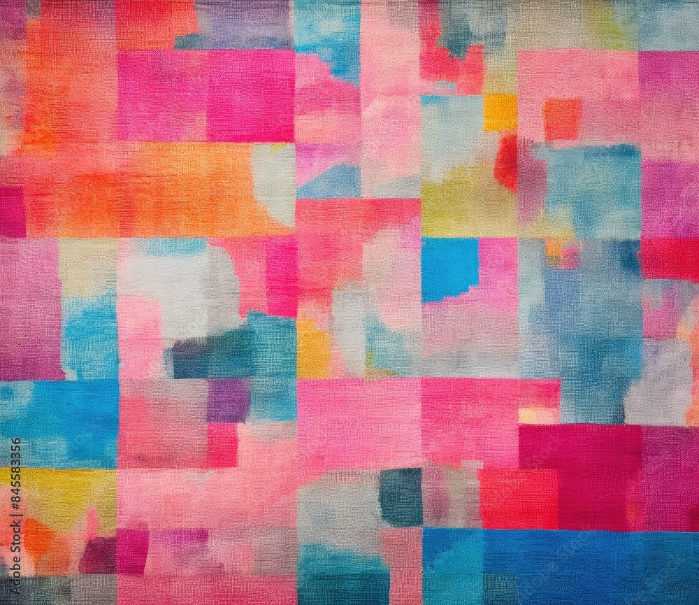 Chromatic Symphony: Bold Patterns and Colors in Textile Art Chromatic Symphony: Bold Patterns and Colors in Textile Art