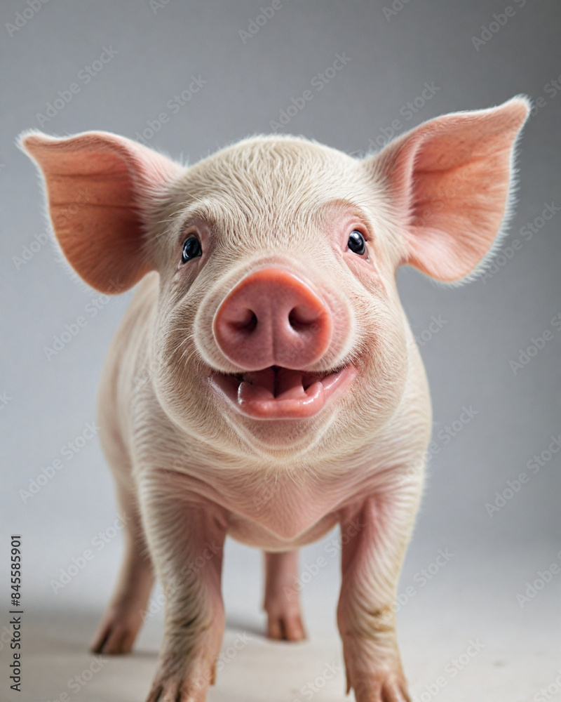 arafed pig standing up with its mouth open and tongue out
arafed pig standing up with its mouth open and tongue out