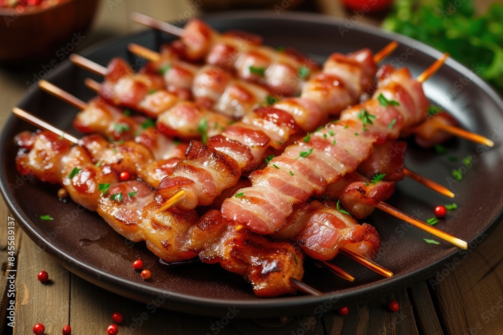 Savor the Flavor: Mouthwatering Bacon on a Stick Savor the Flavor: Mouthwatering Bacon on a Stick