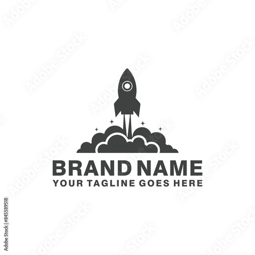 Inspiration for Rocket Logo Designs and Space Ship Launch Logos, looks Creative and Modern. Can be used for Business and Technology Logos.