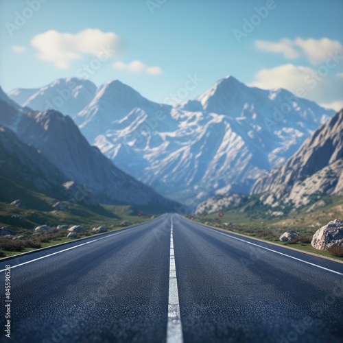 Mountain Majesty Drive: Highway to Heaven's Door © Andrii 