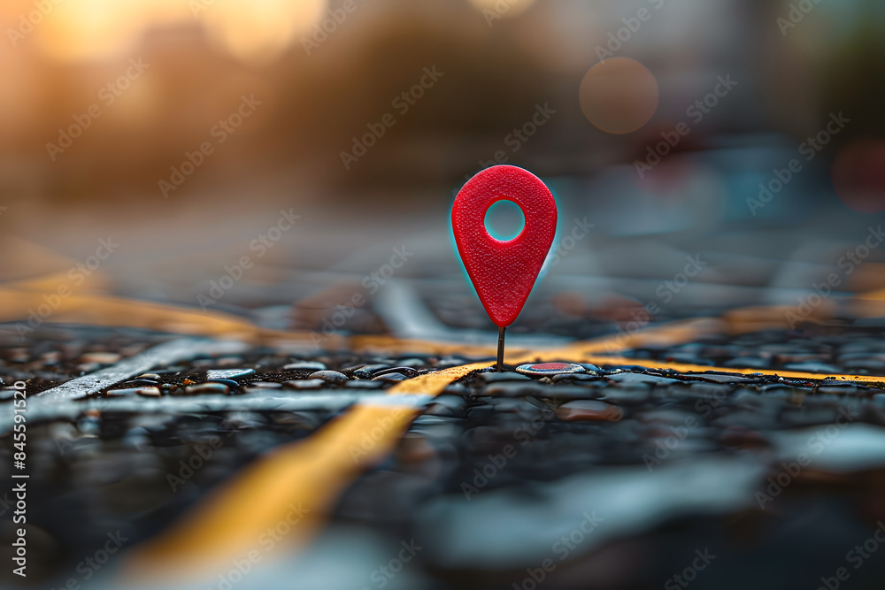 Pin icon in good location, investing in real estate, generating returns from investing in real estate, renting and speculating and selling assets Pin icon in good location, investing in real estate, generating returns from investing in real estate, renting and speculating and selling assets