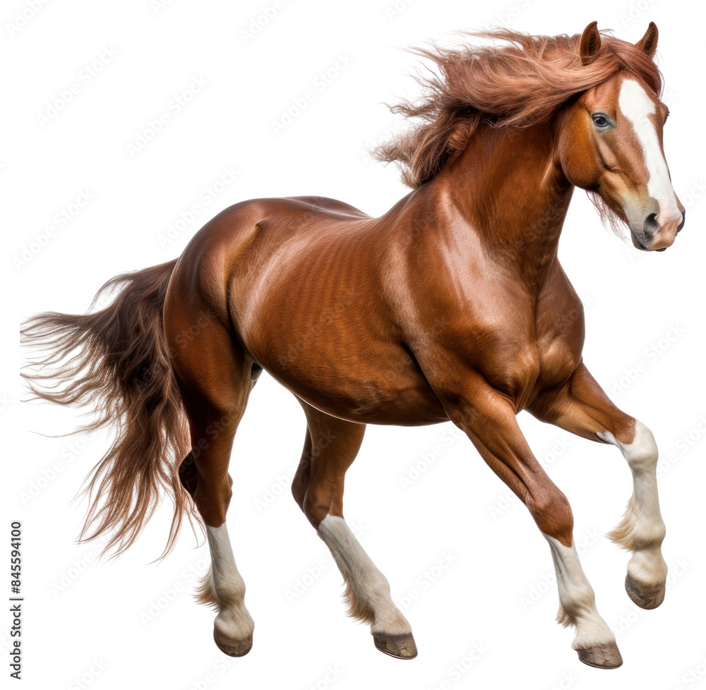Obraz premium PNG Horse mammal animal white background.