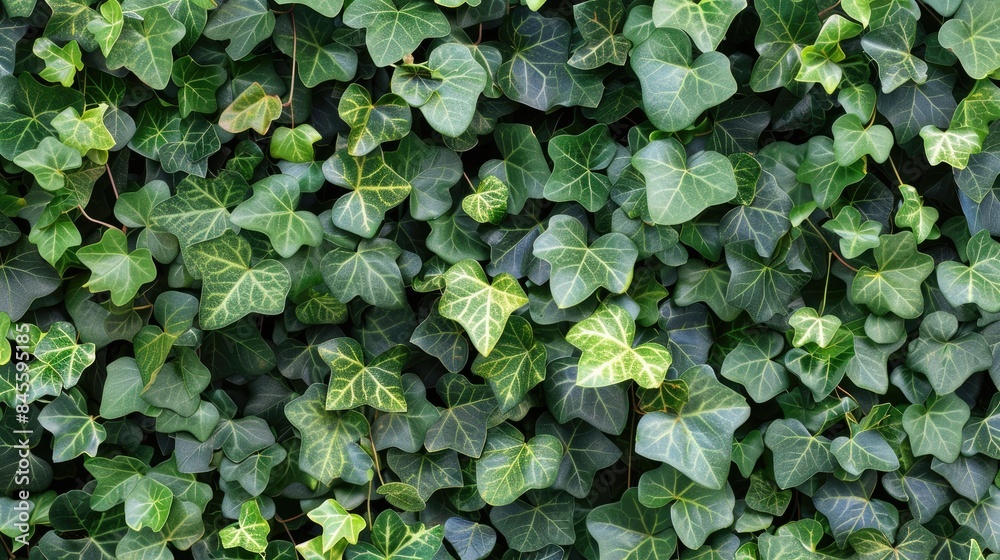Climbing plant creates green living hedge for outdoor decor Suitable backdrop for text Unique plant and seasonal theme Climbing plant creates green living hedge for outdoor decor Suitable backdrop for text Unique plant and seasonal theme
