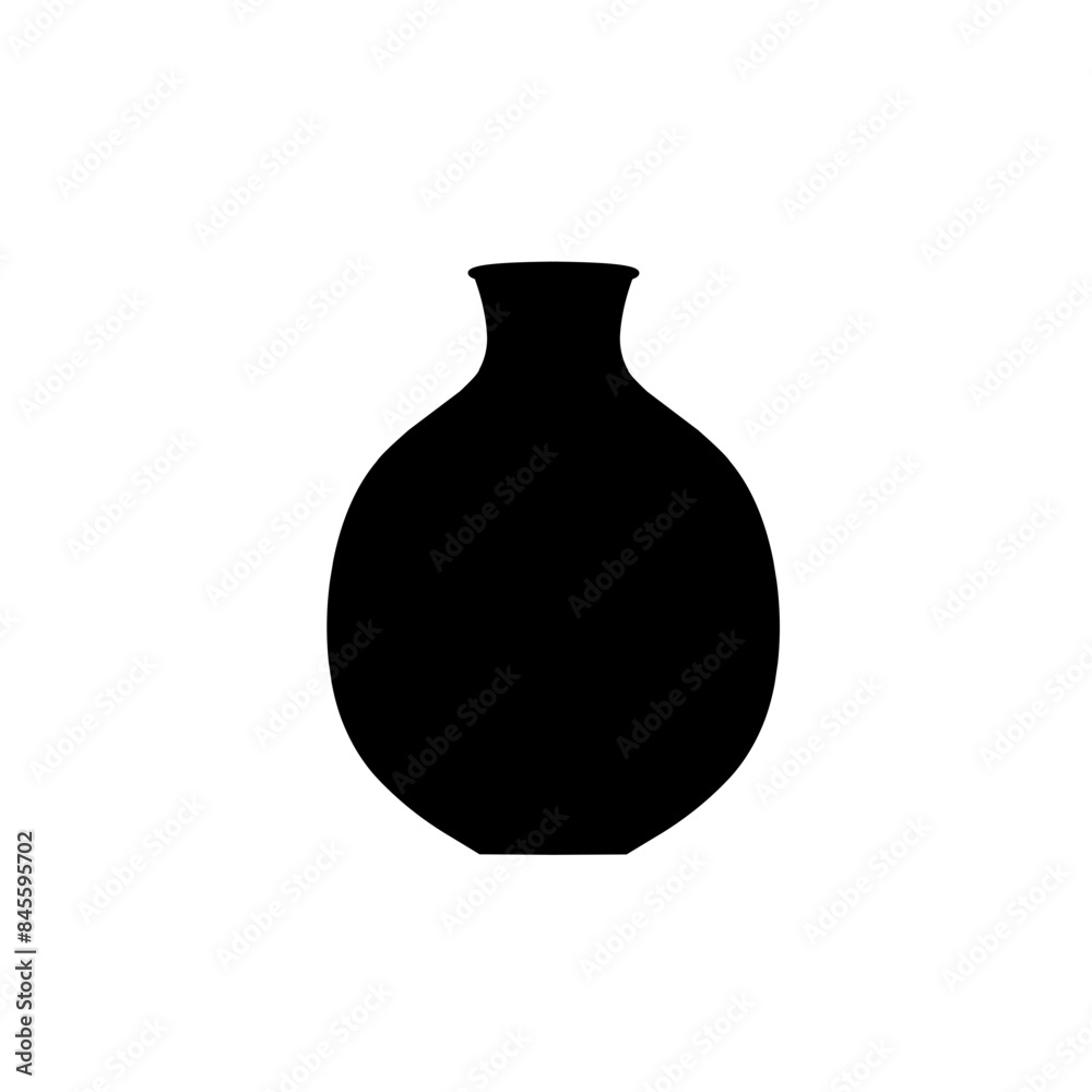 Silhouettes of the vases Silhouettes of the vases