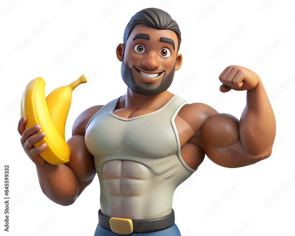 A muscular sculpture man on the white cut out transparent isolated background. 3D render plastic. A muscular sculpture man on the white cut out transparent isolated background. 3D render plastic.