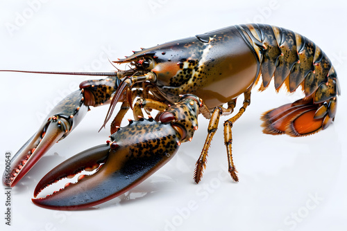 tiger prawn, lobster, shrimp, prawn, seafood on white isolated background.