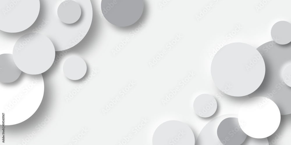 Abstract grey geometric modern circle background design.background with decorative elements in Neomorphs style with copy space. You can use for add, poster, design artwork, template banner, wallpaper. Abstract grey geometric modern circle background design.background with decorative elements in Neomorphs style with copy space. You can use for add, poster, design artwork, template banner, wallpaper.