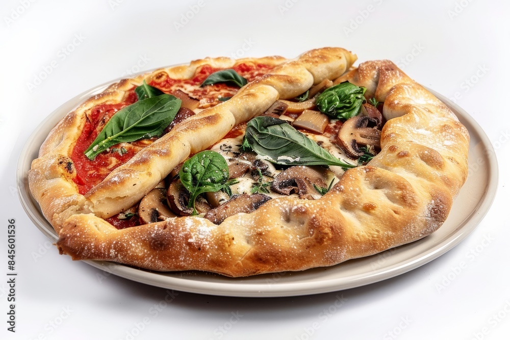 Flavorful Calzone with Tomato Sauce and Fresh Thyme Flavorful Calzone with Tomato Sauce and Fresh Thyme