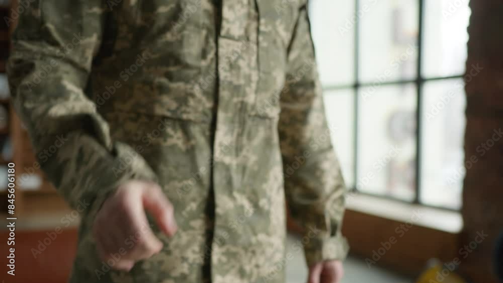 Unknown Caucasian male officer camouflage uniform guy man military army soldier veteran handshake arms psychologist businessman inside office cabinet psychology support healthcare war hero army forces Unknown Caucasian male officer camouflage uniform guy man military army soldier veteran handshake arms psychologist businessman inside office cabinet psychology support healthcare war hero army forces
