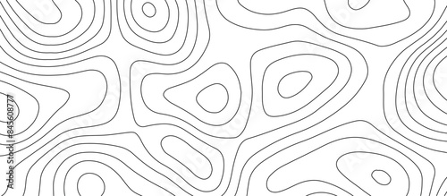 White topology and topography vector design abstract background contour map texture for print works