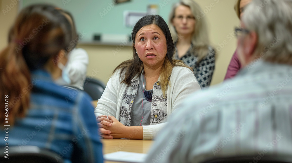 A patient support group meeting discussing the importance of regular hepatitis testing, stock image, hd quality, blog post A patient support group meeting discussing the importance of regular hepatitis testing, stock image, hd quality, blog post