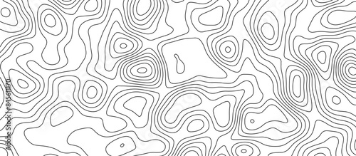 White topology and topography vector design abstract background contour map texture for print works