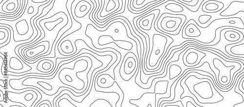 White topology and topography vector design abstract background contour map texture for print works