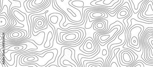 White topology and topography vector design abstract background contour map texture for print works