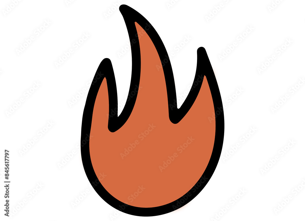 Fire Flame Isolated on White. Fire Flame Illustration Design Template. Modern Art Isolated Graphic. Fire Sign. Fire Flame Isolated on White. Fire Flame Illustration Design Template. Modern Art Isolated Graphic. Fire Sign.