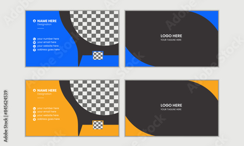 modern and creative business card print template, vector illustration print template, Luxury and elegant business card
