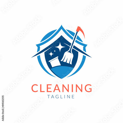 Cleaning abstract modern logo.eps