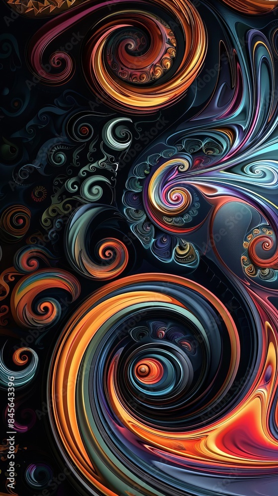 Closeup noblur Model Abstract Art of Psychedelic visual of swirling colors and on a s texture Closeup noblur Model Abstract Art of Psychedelic visual of swirling colors and on a s texture