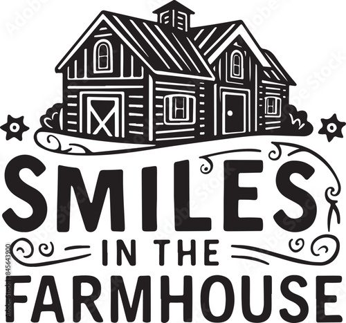 Smiles in the Farmhouse Vector