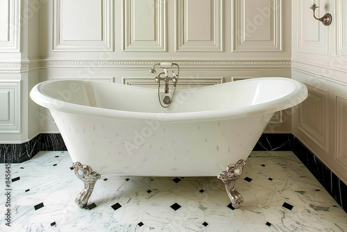 Charming retro bathroom wit...