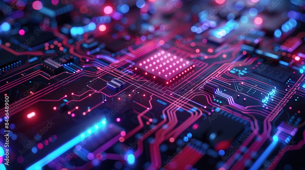Abstract circuit cyberspace design Abstract circuit cyberspace design
