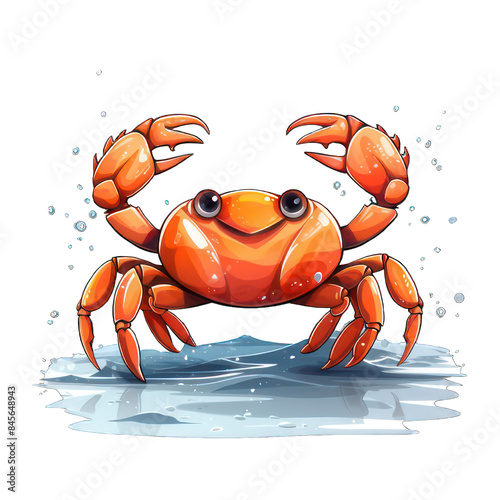 Cartoon crab