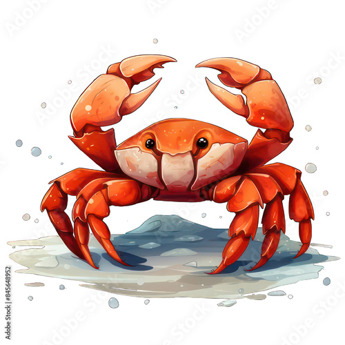 Cartoon crab