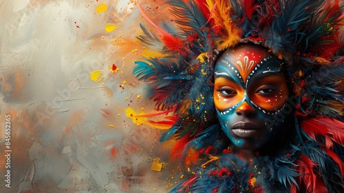 Brazil carnival color background © imlane