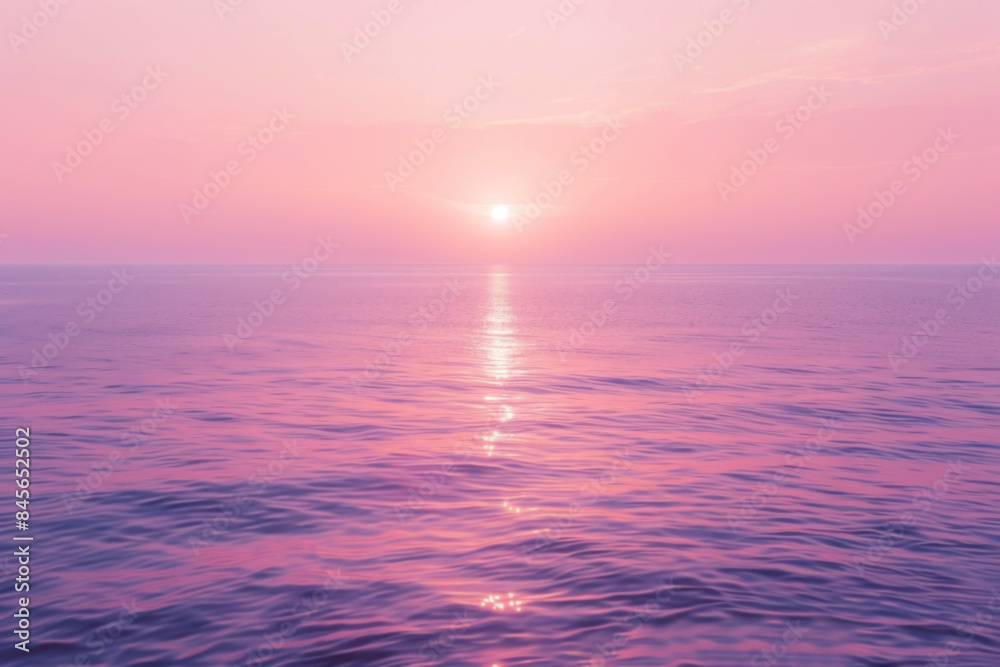 Fototapeta premium Summer nature background abstract concept. Pink color tone. Generative ai.