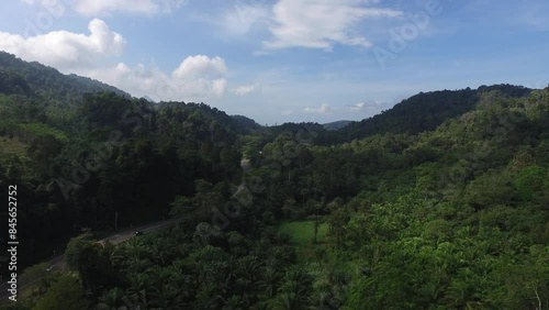 Aerial view of big pond 