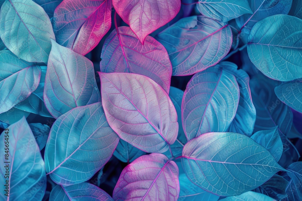 custom made wallpaper toronto digitalColorful macro background of transparent skeleton leaves.