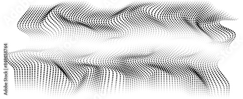 Dot pattern seamless background. Polka dot pattern template Monochrome dotted texture.