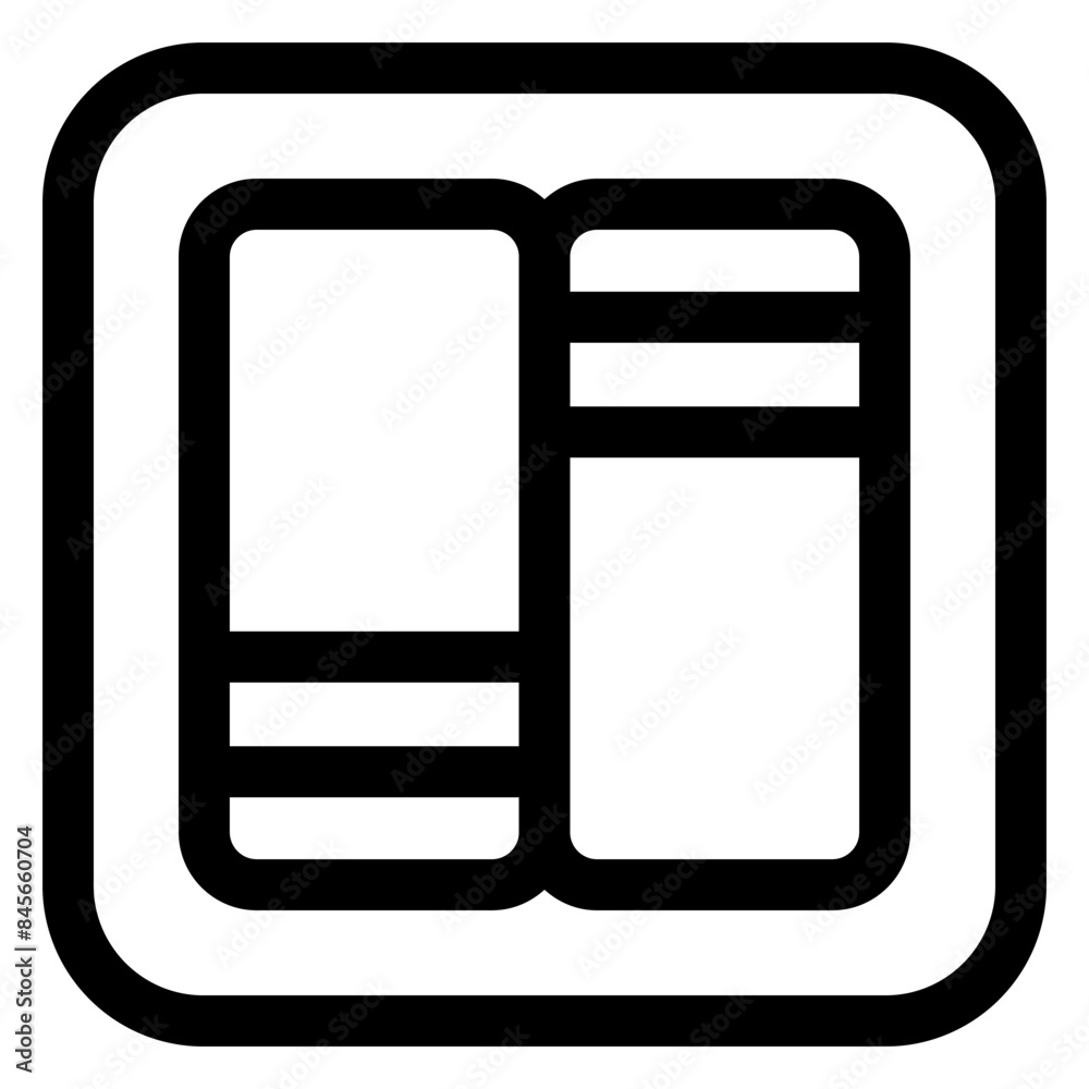 light line icon vector illustration isolated on white background