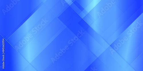 Modern dynamic blue geometric diagonal overlay layer background, abstract background geometry shine and layer element pattern with gradient color, Digital fractal pattern lines.