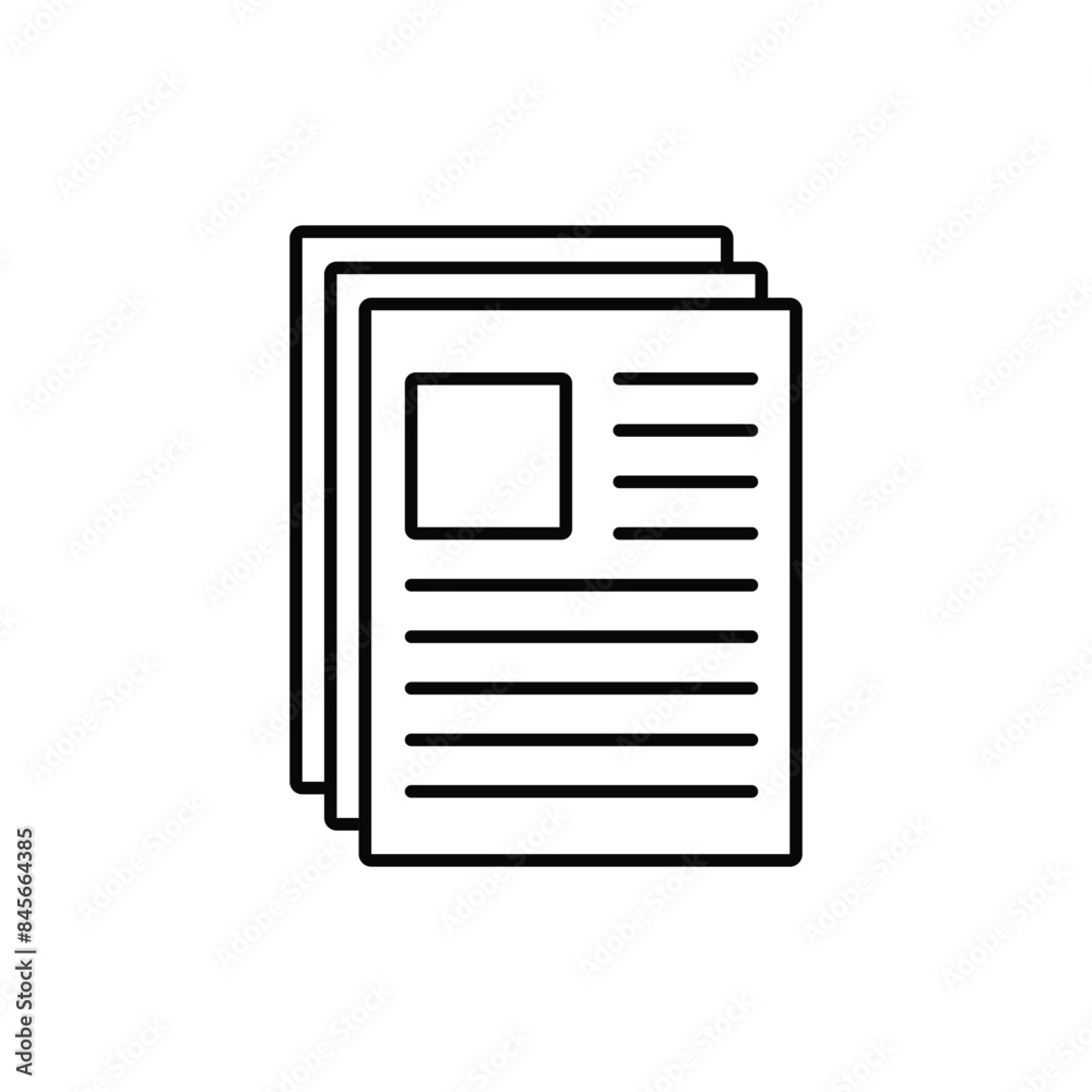document icon vector resume sign document icon vector resume sign