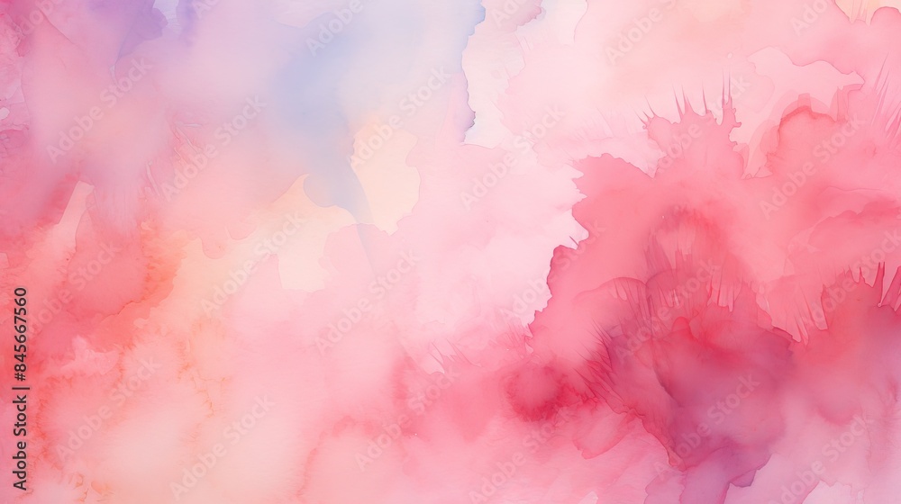 Fototapeta premium abstract watercolor background with clouds
